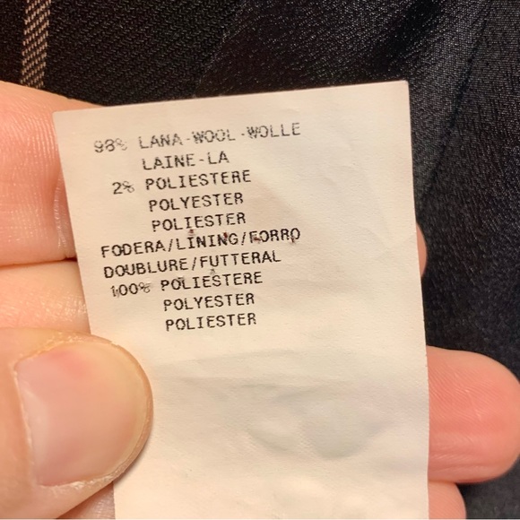 SOLD Armani Fitted Striped Blazer - Picture 8 of 11